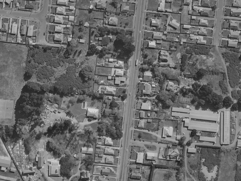 21 Bassett Street from the air, 1970-1974