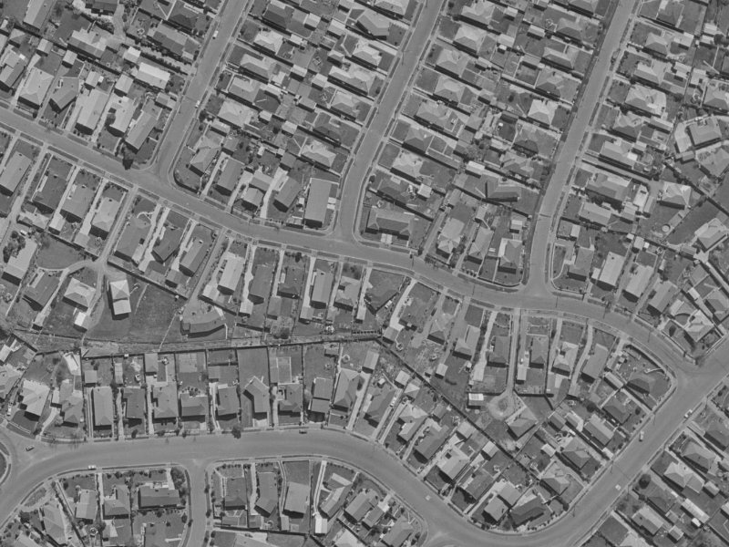 22 Whitby Street from the air, 1970-1974