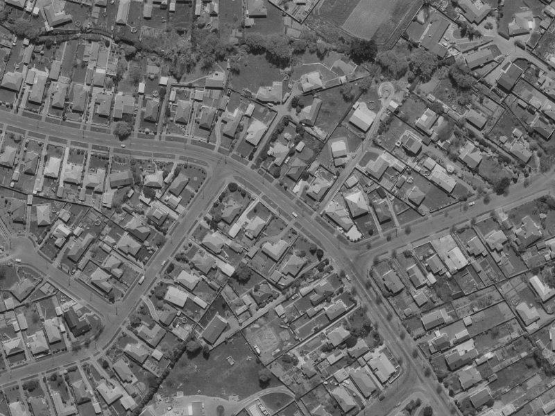 135 Condell Avenue from the air, 1970-1974