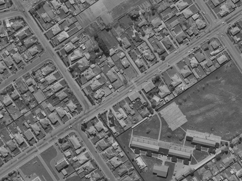 404 Innes Road from the air, 1970-1974