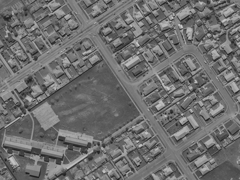 43 Mahars Road from the air, 1970-1974