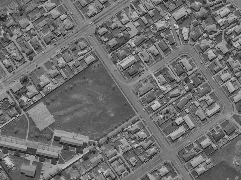 42 Mahars Road from the air, 1970-1974