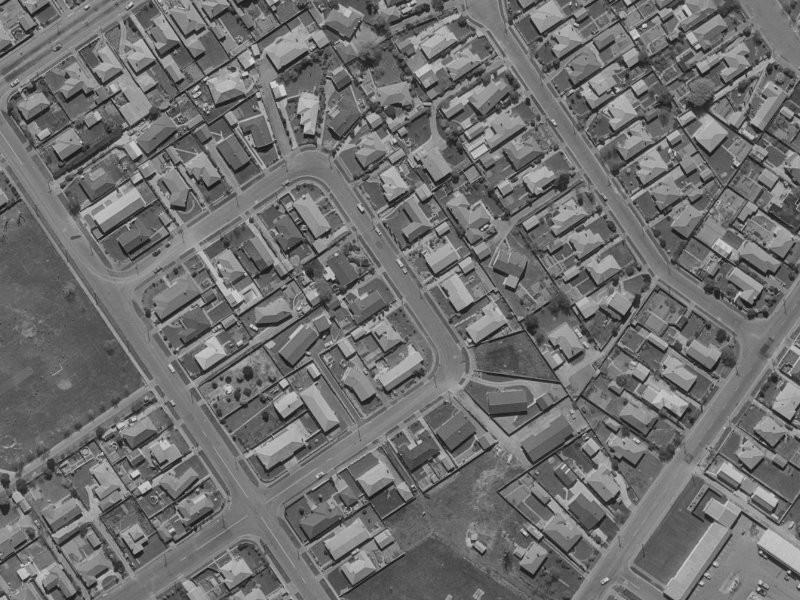 20 Erin Crescent from the air, 1970-1974