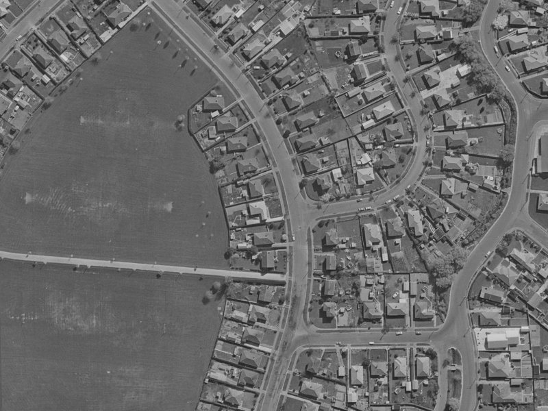 141 Emmett Street from the air, 1970-1974
