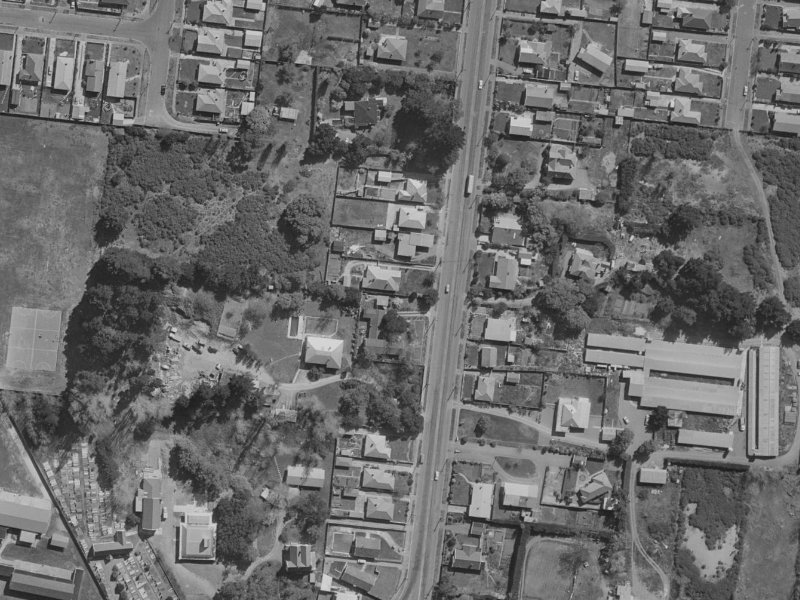 19A Bassett Street from the air, 1970-1974