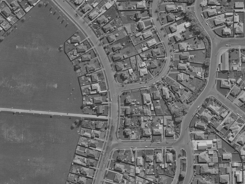 136 Emmett Street from the air, 1970-1974