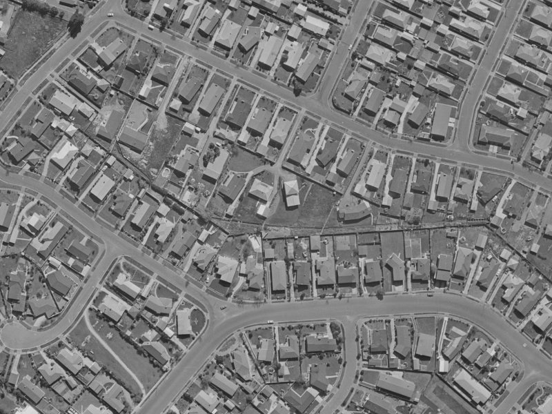 47 Whitby Street from the air, 1970-1974