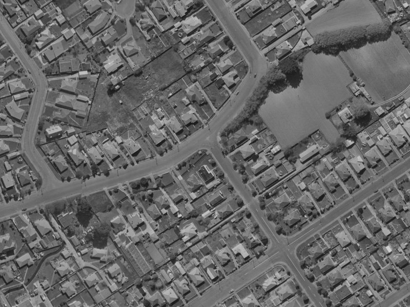 39 Jameson Avenue from the air, 1970-1974