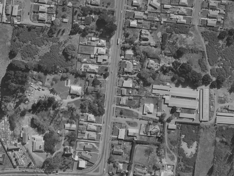 18 Bassett Street from the air, 1970-1974