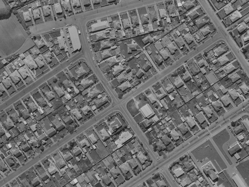 259 Knowles Street from the air, 1970-1974