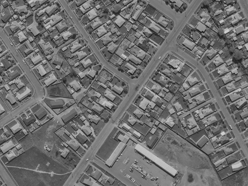 291 Westminster Street from the air, 1970-1974