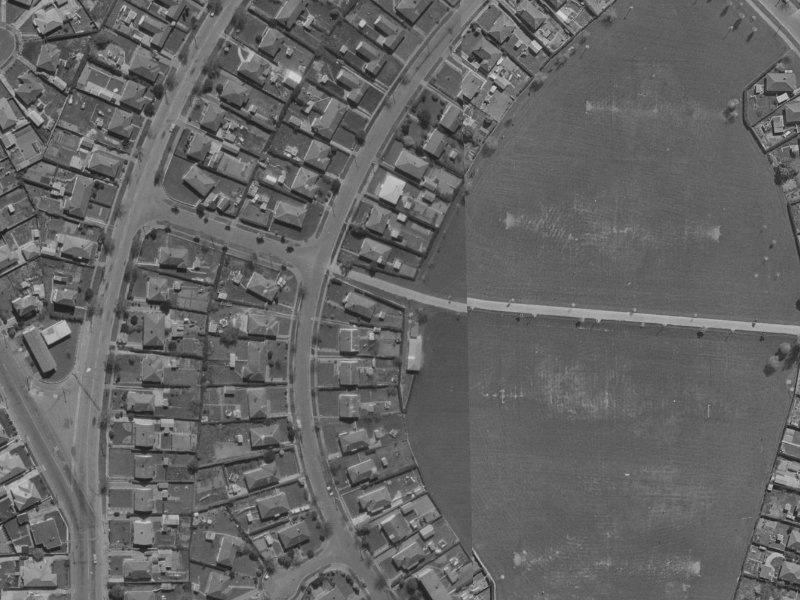 Skipton Street from the air, 1970-1974