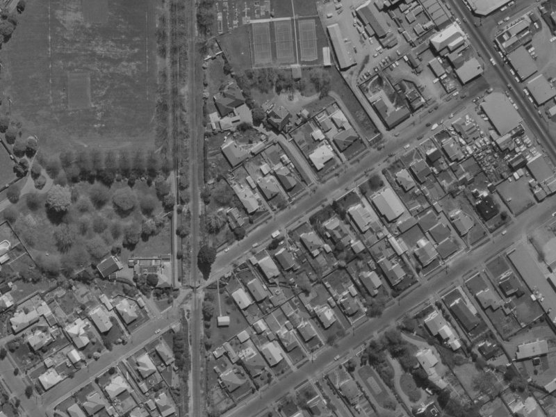 31 Bellvue Avenue from the air, 1970-1974