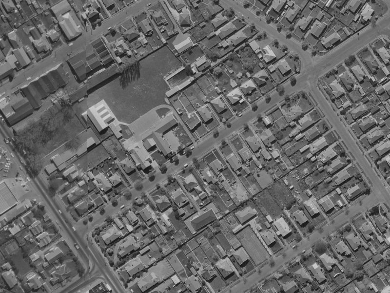 28 Grants Road from the air, 1970-1974