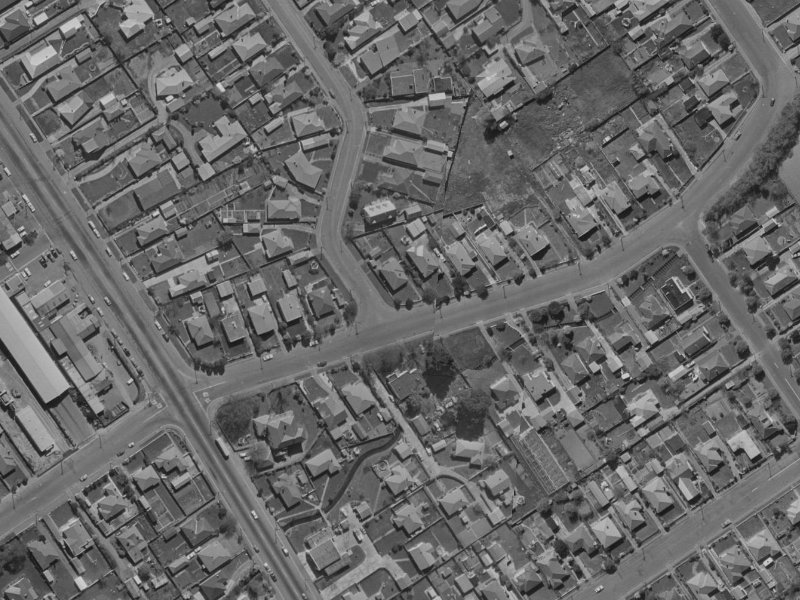 101 McFaddens Road from the air, 1970-1974
