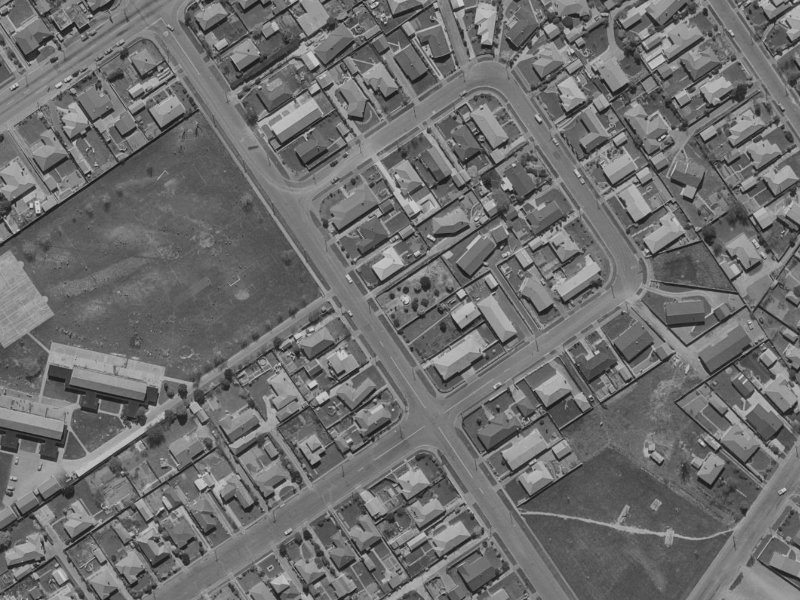 32 Mahars Road from the air, 1970-1974