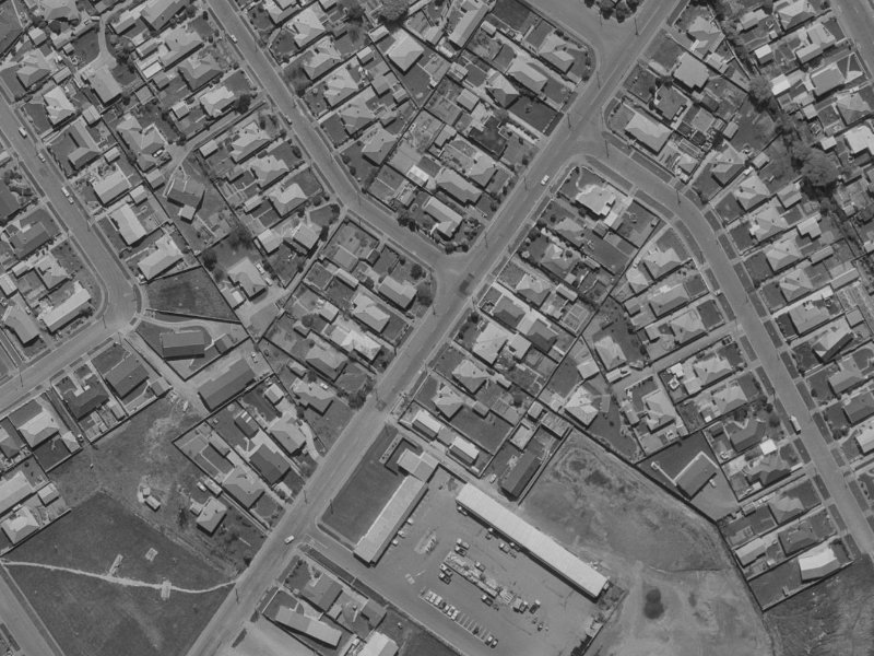 292 Westminster Street from the air, 1970-1974