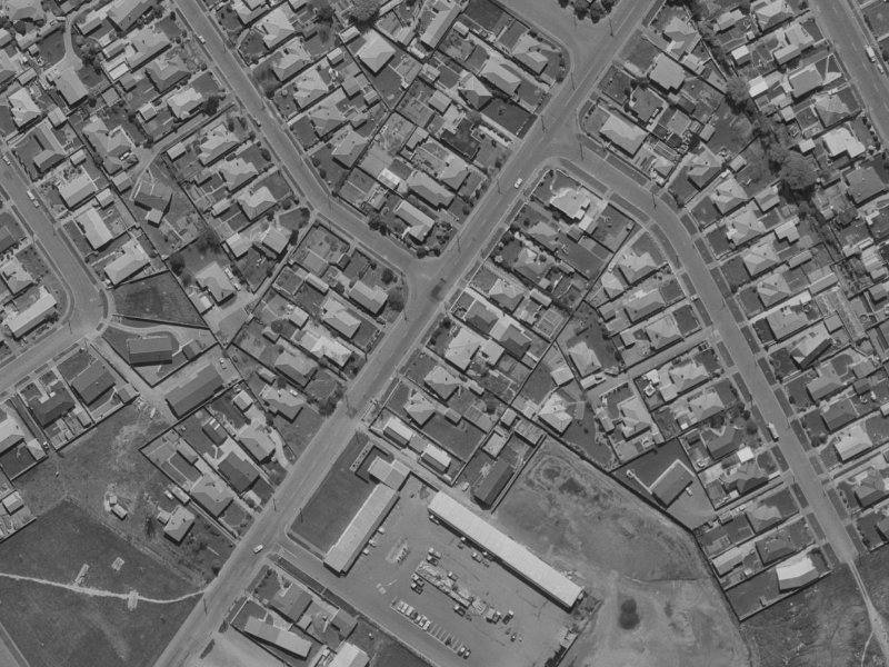 294 Westminster Street from the air, 1970-1974