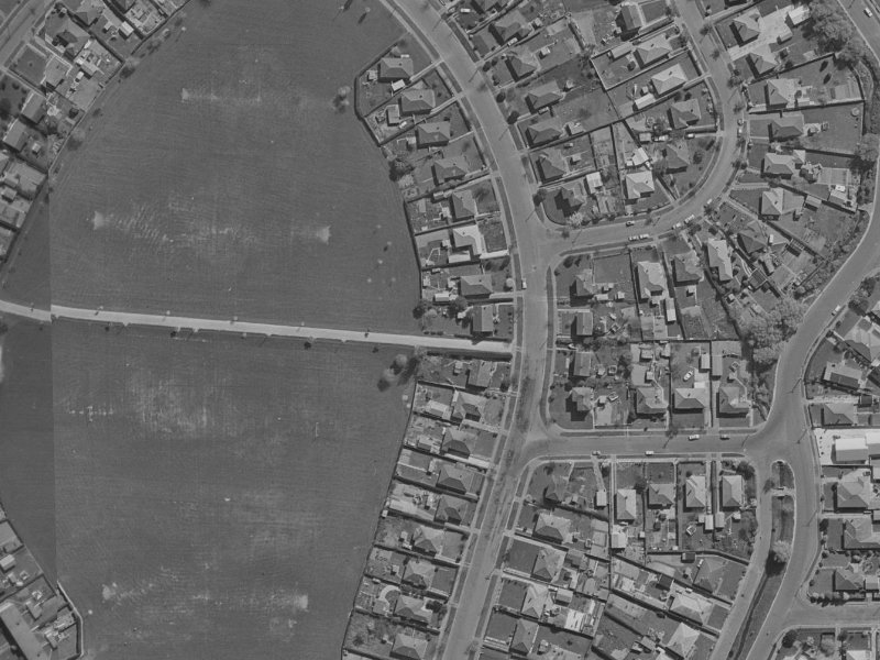 137 Emmett Street from the air, 1970-1974