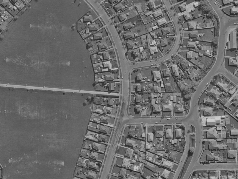 137 Emmett Street from the air, 1970-1974