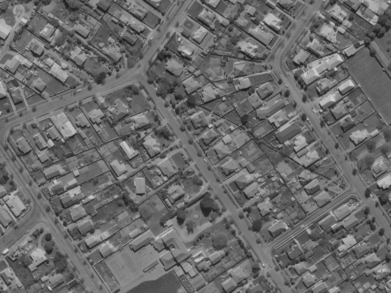 82 Windermere Road from the air, 1970-1974