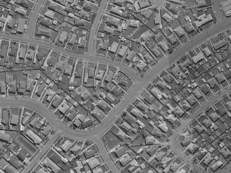 Kendal Avenue from the air, 1970-1974