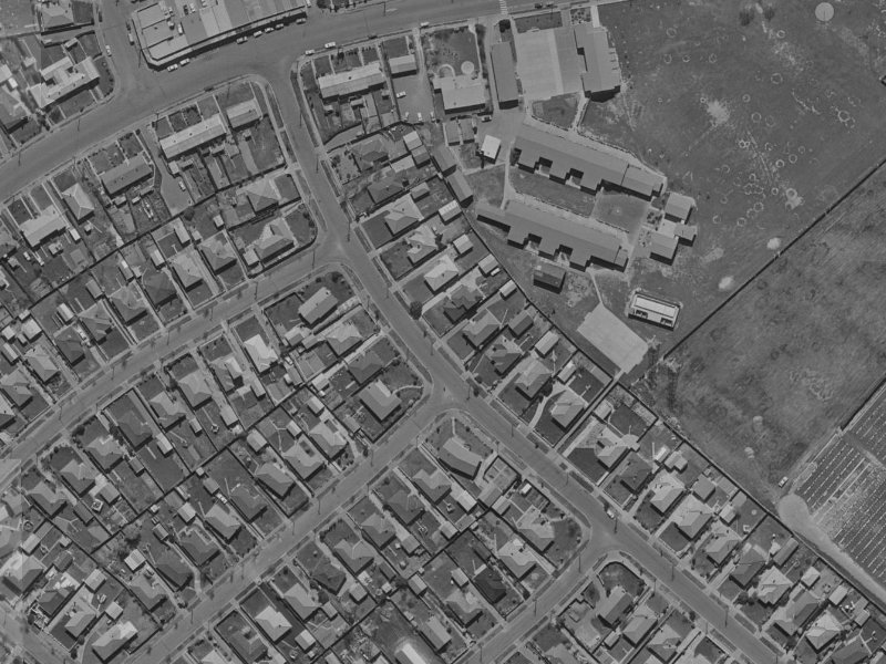 42 Cranbrook Avenue from the air, 1970-1974