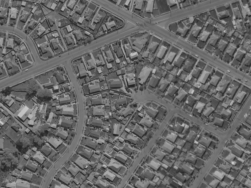 17 Sandringham Place from the air, 1970-1974