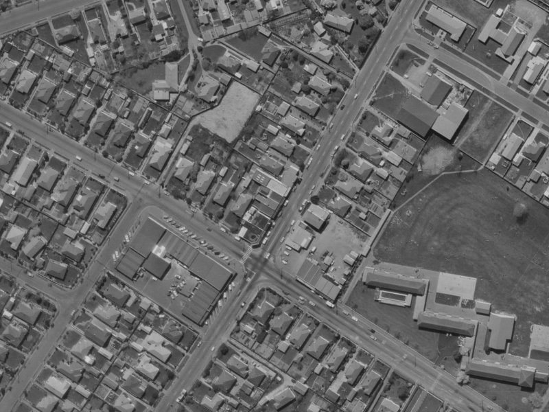 279B Greers Road from the air, 1970-1974