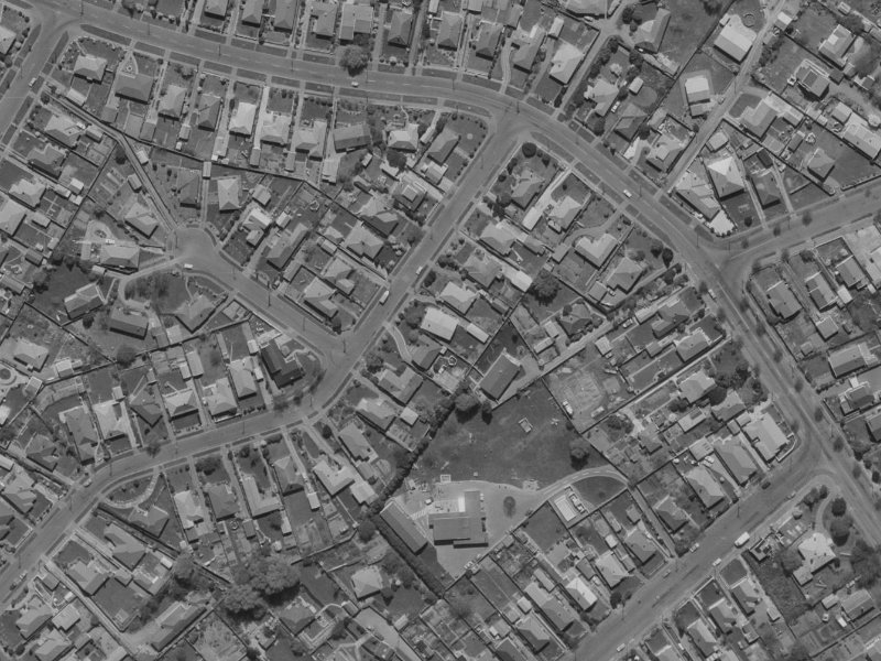 64 Hudson Street from the air, 1970-1974