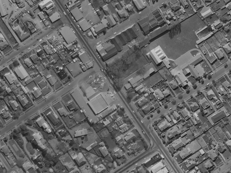 467 Papanui Road from the air, 1970-1974