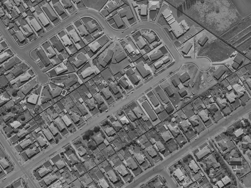 85 Perry Street from the air, 1970-1974