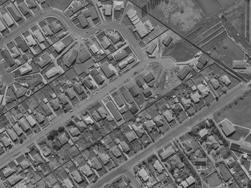 88 Perry Street from the air, 1970-1974