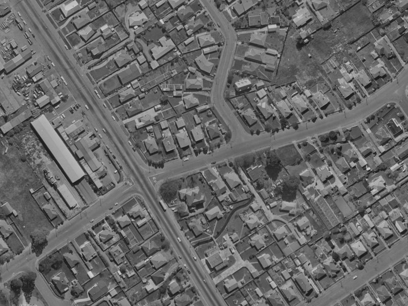 95 McFaddens Road from the air, 1970-1974