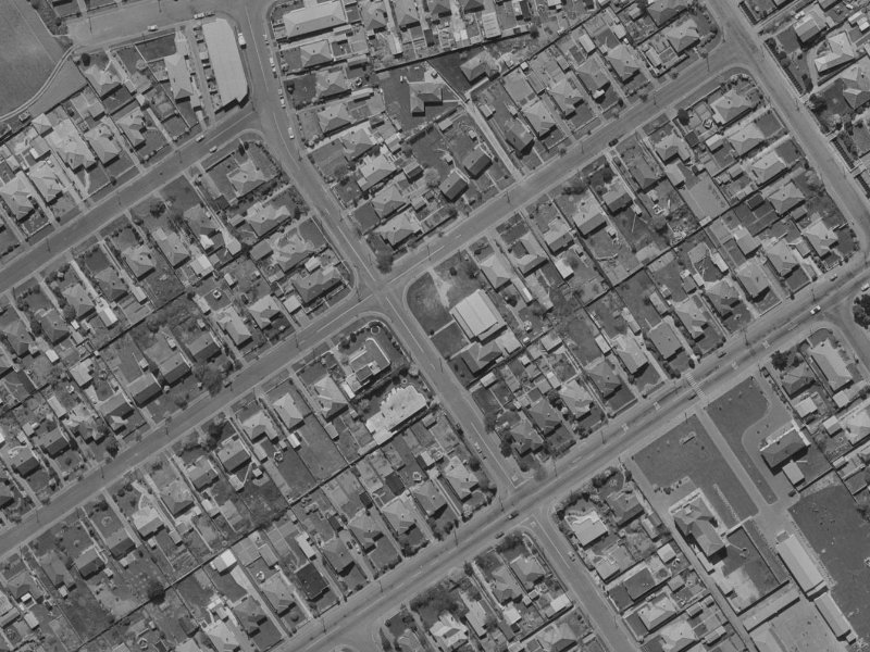 36 Nancy Avenue from the air, 1970-1974