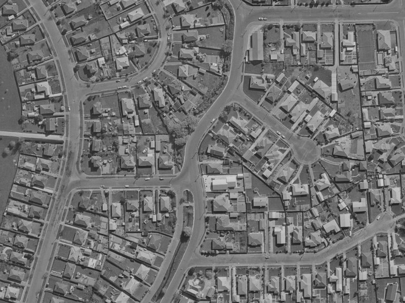 138 Quinns Road from the air, 1970-1974