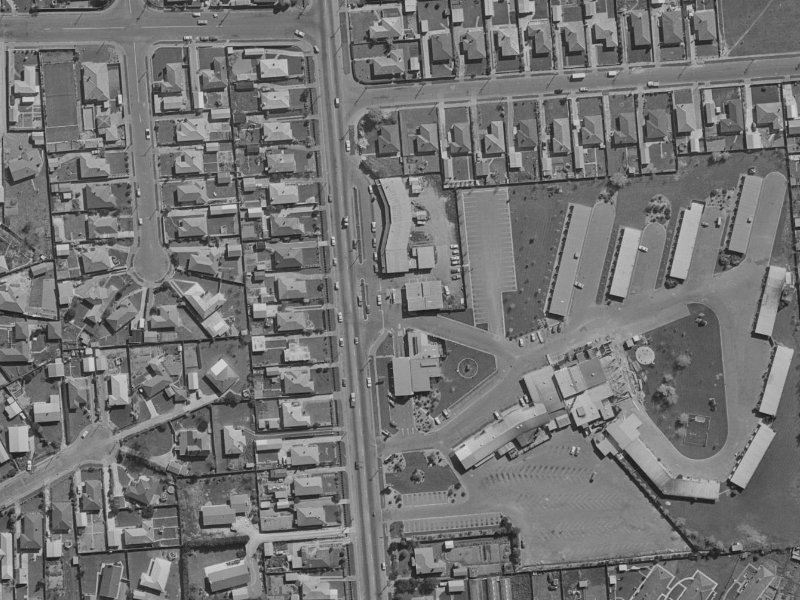 116 Marshland Road from the air, 1970-1974