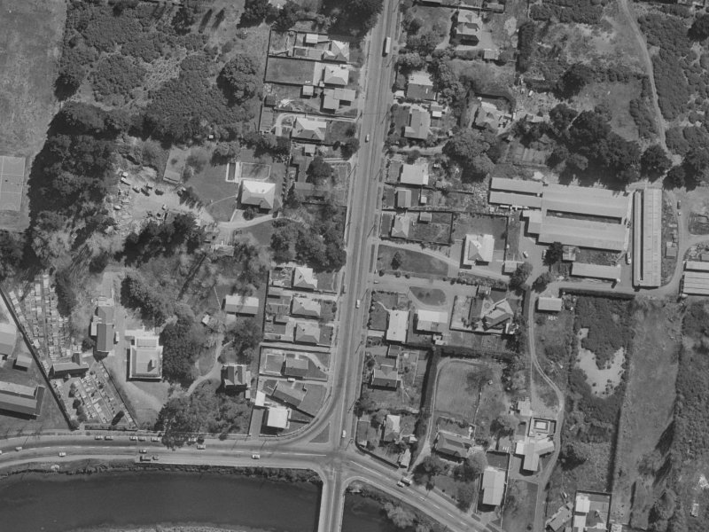 11A Bassett Street from the air, 1970-1974