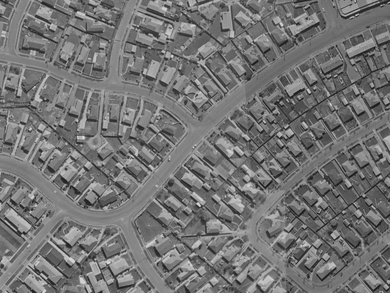 91 Kendal Avenue from the air, 1970-1974