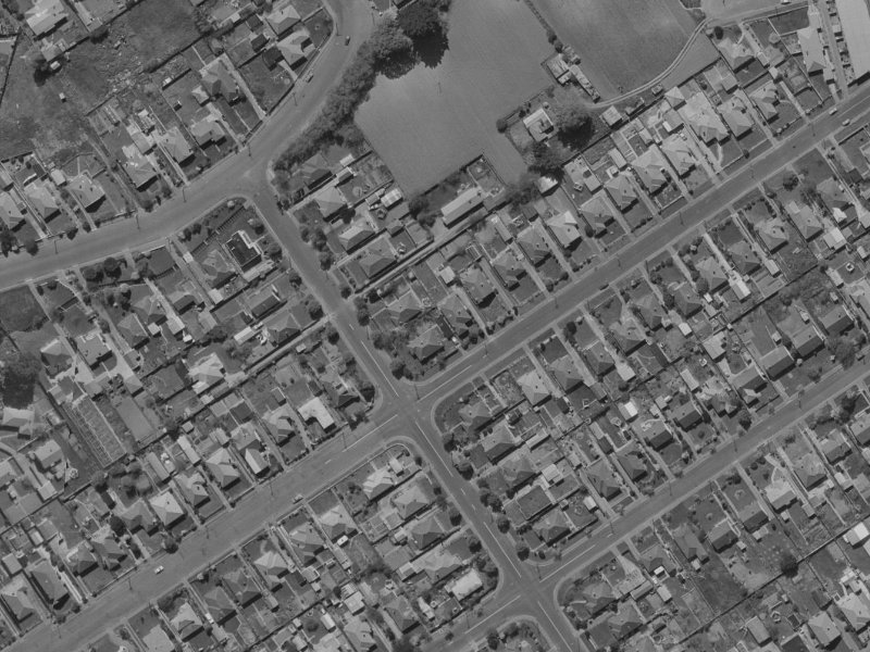 243 Weston Road from the air, 1970-1974