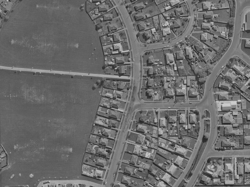 133 Emmett Street from the air, 1970-1974