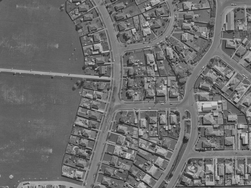 130 Emmett Street from the air, 1970-1974