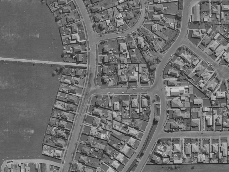 8-2 Orcades Street from the air, 1970-1974