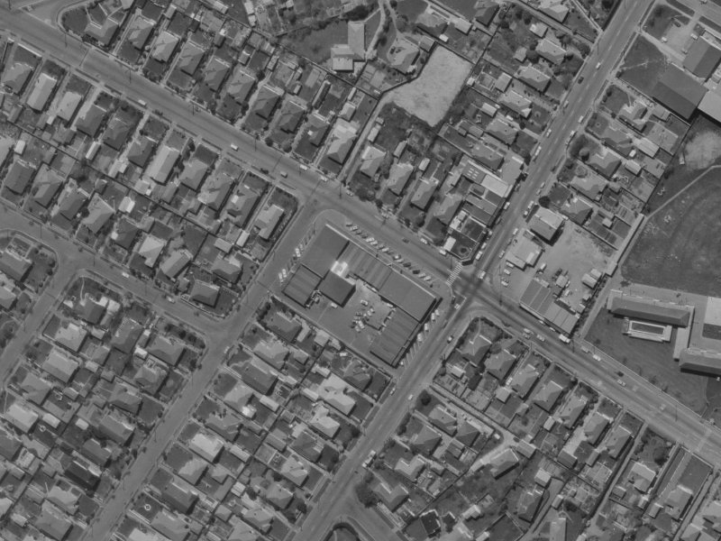 289B Wairakei Road from the air, 1970-1974