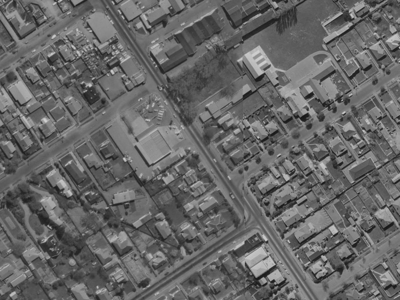 461 Papanui Road from the air, 1970-1974