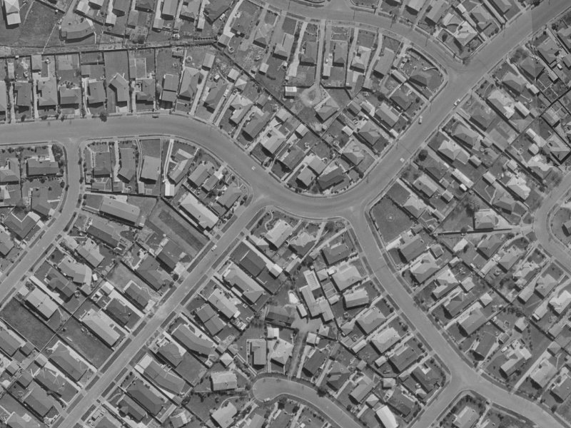 115 Kendal Avenue from the air, 1970-1974
