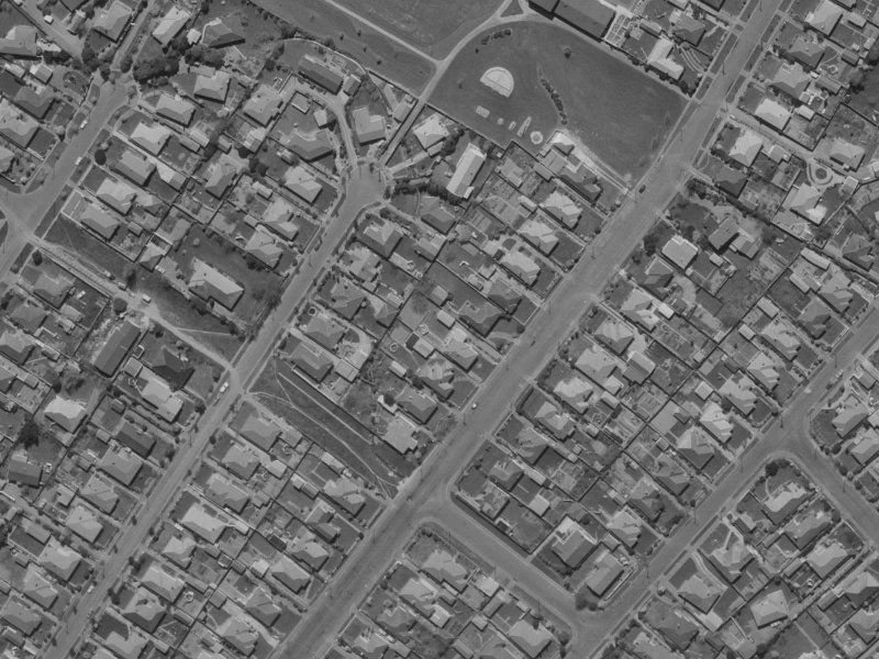 29A Jennifer Street from the air, 1970-1974