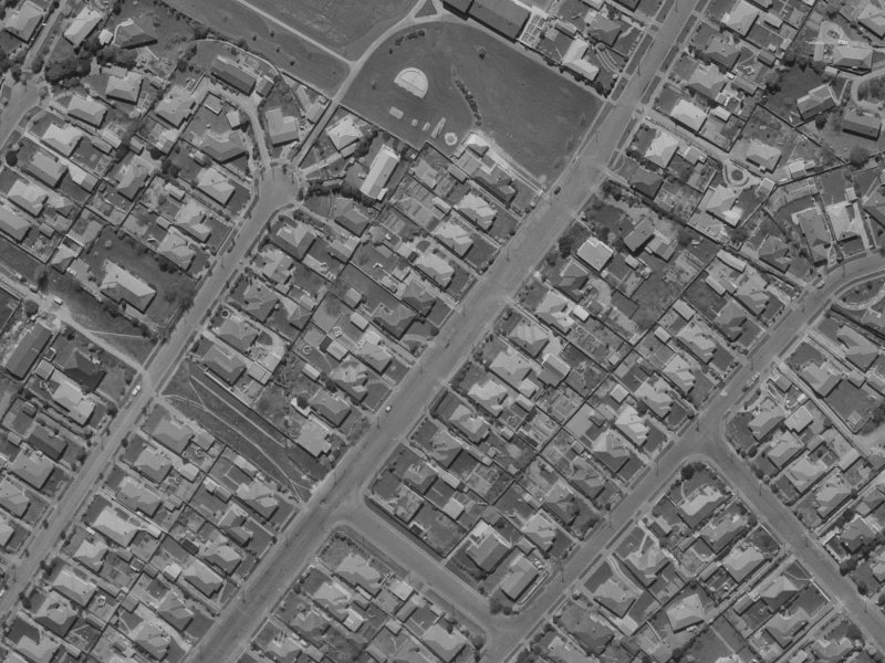 Jennifer Street from the air, 1970-1974