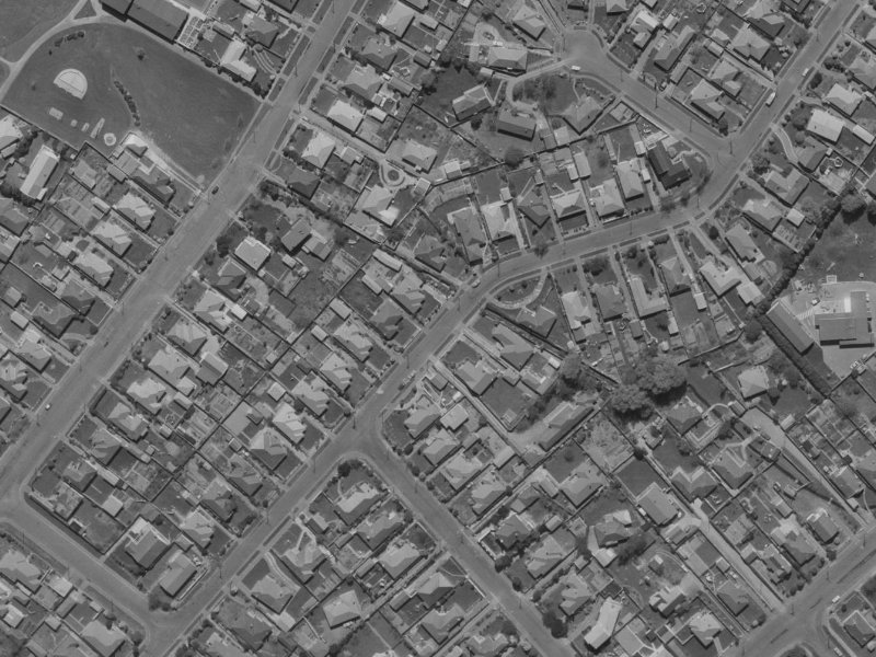40 Hudson Street from the air, 1970-1974