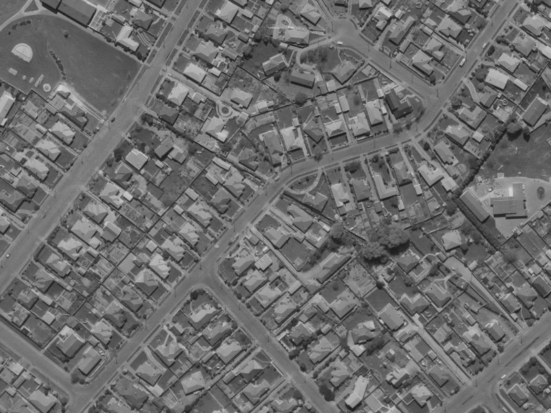 42 Hudson Street from the air, 1970-1974